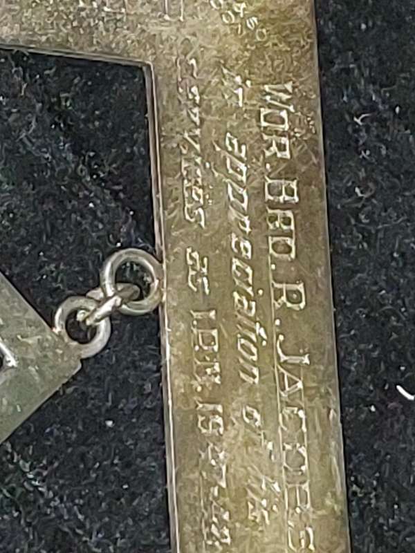 A VINTAGE COLLECTION MASONIC BADGES SOLD AS IS