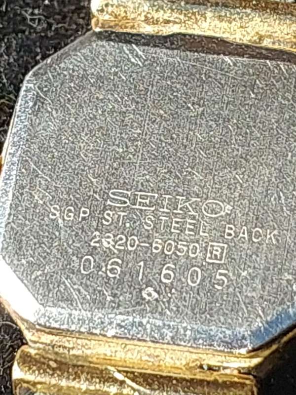 TWO RARE SEIKO QUARTZ WATCHES SOLD AS IS, NOT TESTED