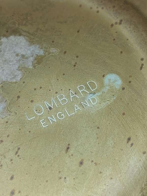 Vintage Round Brass Planter with Ornate Feet sold as is