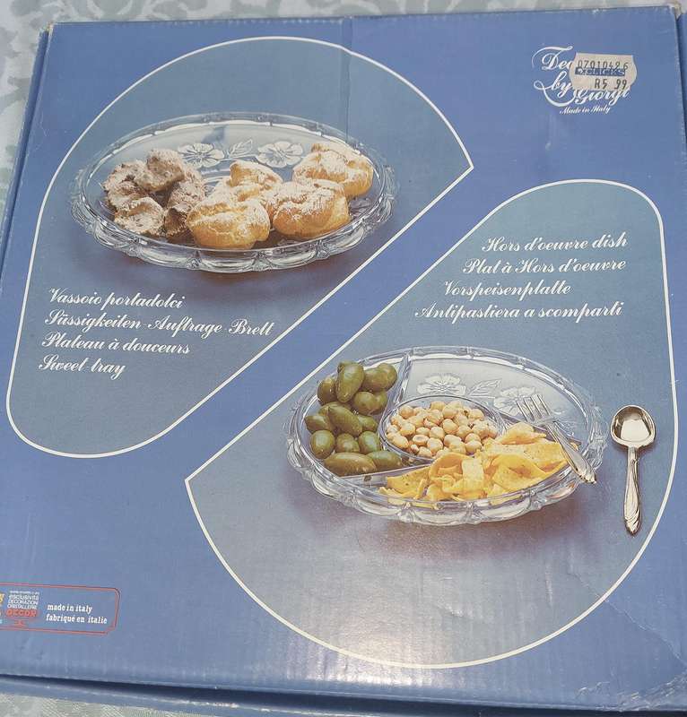 AN ELISABETA HORS d'oeuvres   DISH SOLD AS IS