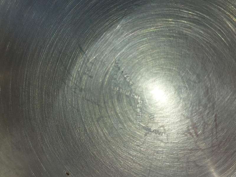 TWO VINTAGE PEWTER BEER MUGS SOLD AS IS