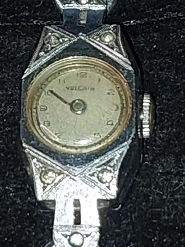 TWO ANTIQUE LADIES WATCHES A DELFIN AND A VUCAIN SOLD AS IS NOT TESTED