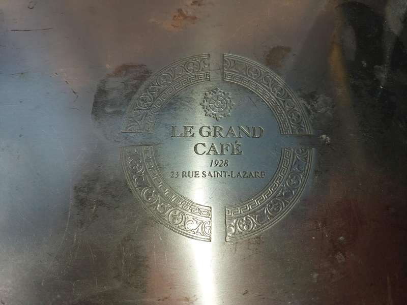 TWO ANTIQUE SERVING TRAYS SILVER PLATED SOLD AS IS