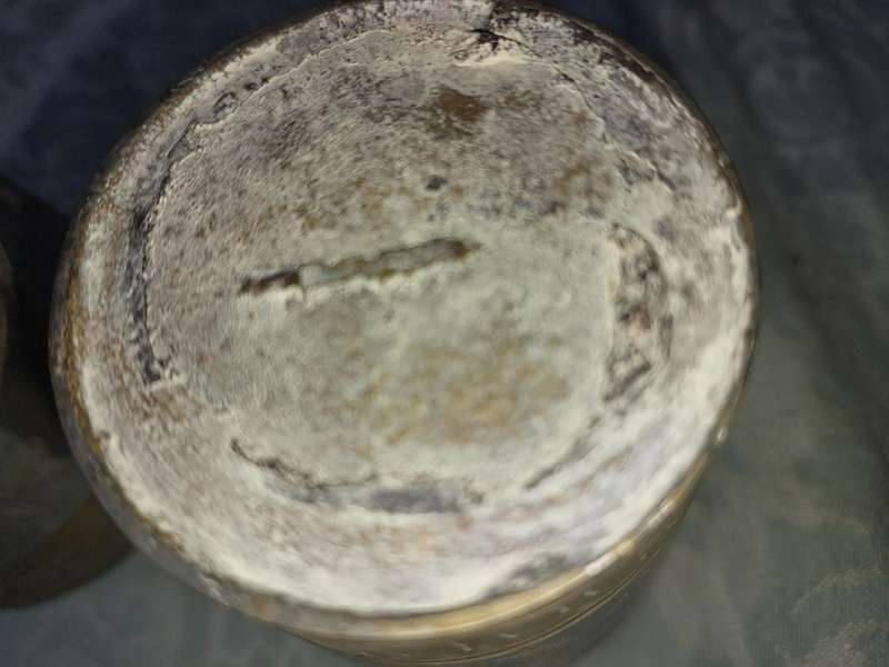 TWO VINTAGE ENGRAVED WATER GOBLETS SOLD AS IS