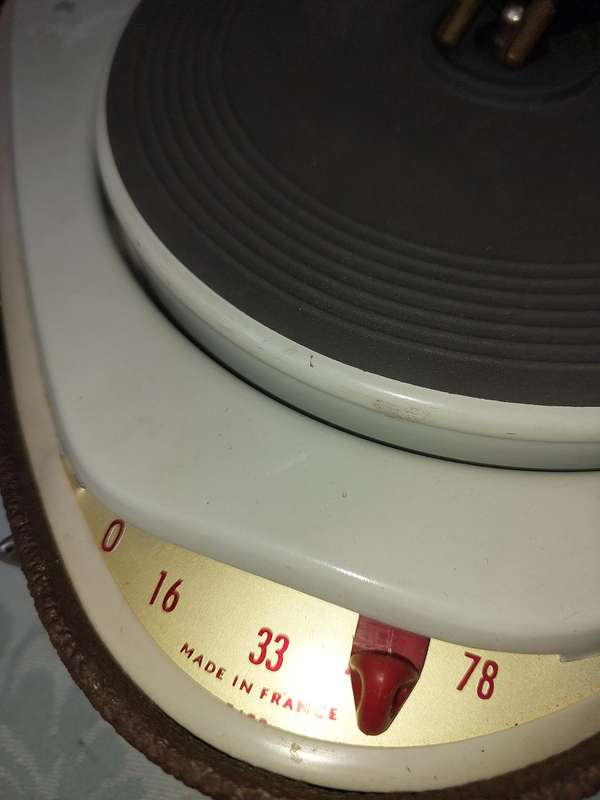 A vintage Teppaz - Oscar - Turntable sold as is not tested