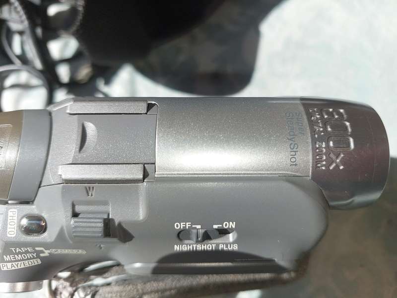 A SONY MODEL DCR-HC32E DIGITAL VIDEO CAMERA RECORDER IN WORKING ORDER WITH ALL CABLES , BATTERY AND