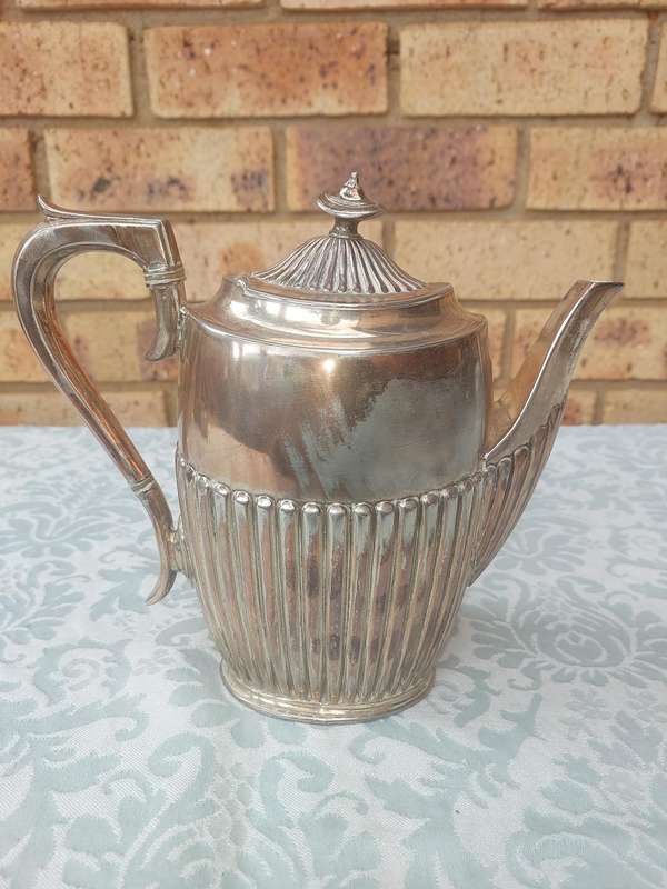 A VICTORIAN , JAMES DICKSON & SONS SHEFFIELD EPBM TEAPOT 8815 NUMBER 4 SOLD AS IS