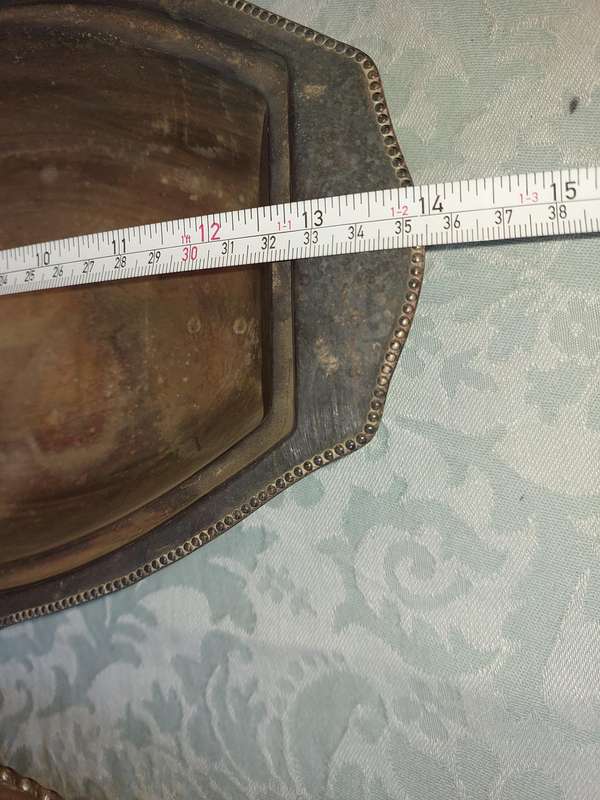 AN ENTIRE COLLECTION OF EPNS WEDDING SERVING BASKETS AND KITCHEN UNTENSILS SOLD AS IS