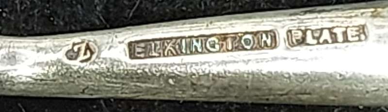 A VINTAGE SET OF ELKINTON PLATE CAKE FORKS SOLD AS IS