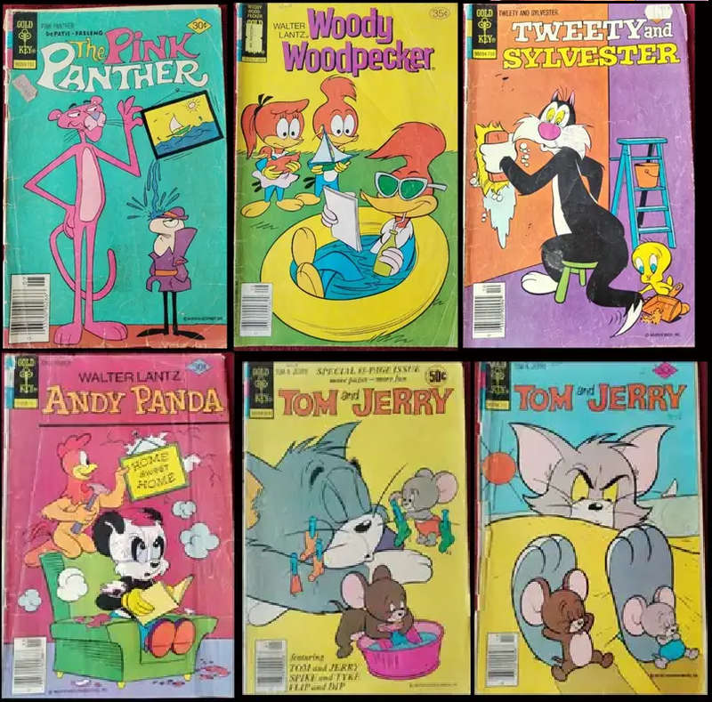 Collection of 39 Vintage Humour Comic Books