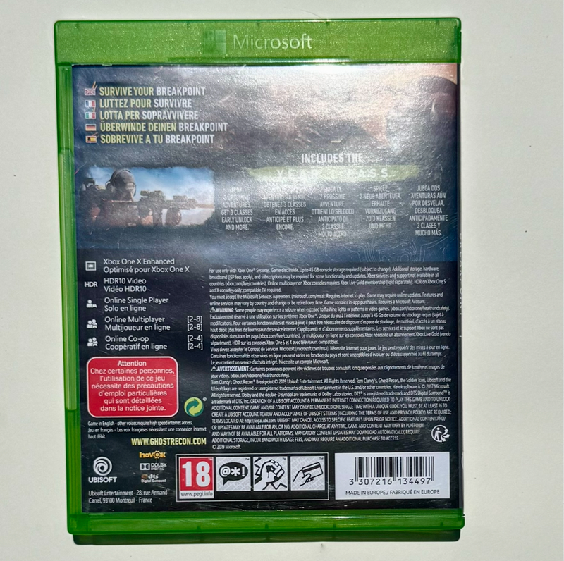 XBOX ONE - TOM CLANCYS GHOST RECON BREAKPOINT GOLD EDITION
