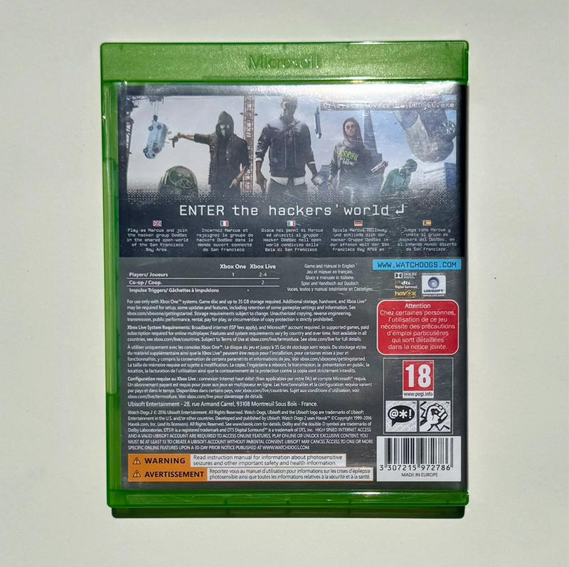 XBOX ONE - WATCHDOGS & WATCHDOGS 2