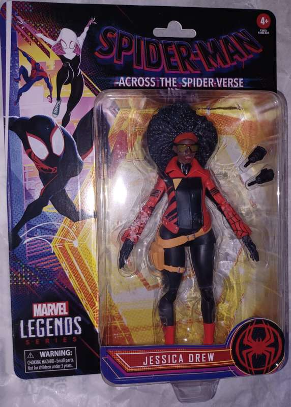 Jessica Drew - Spider-Man Across the Spider-Verse Marvel Legends 6" Figure - NEW