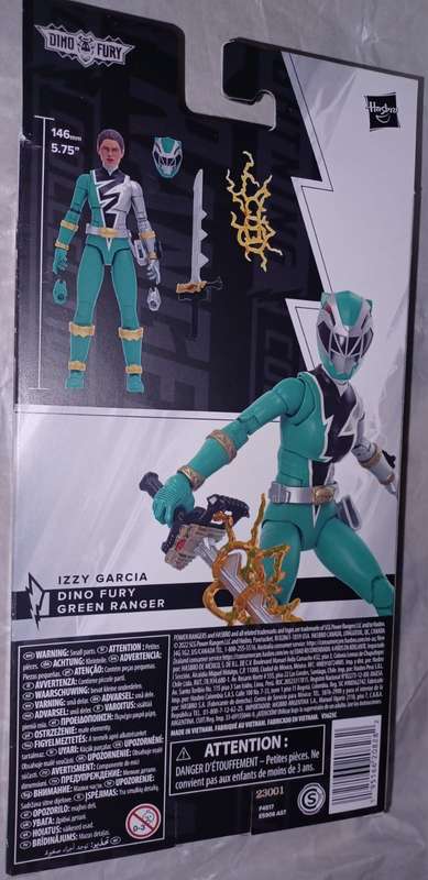 Power Rangers Lightning Collection Dino Fury Green Ranger 6-inch Scale Action Figure - 2023