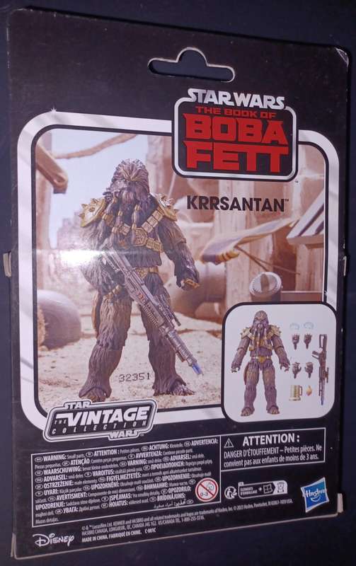 Star Wars Vintage Collection - Book of Boba Fett - KRRSANTAN 3.75 Figure  - Hasbro - 2023