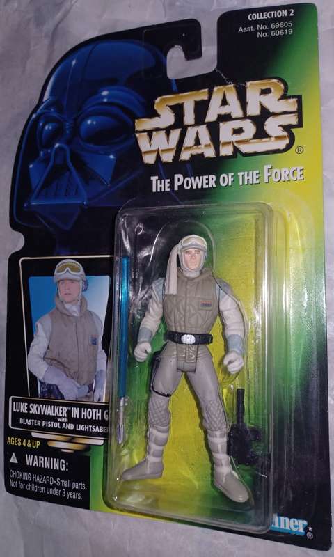 Luke Skywalker in Hoth Gear Star Wars Potf2 Action Figure Hasbro Kenner 1996