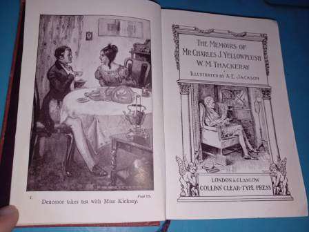 The Memoirs of Mr Yellowplush WM Thackeray
