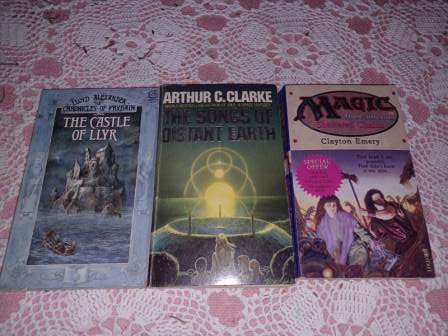 Magic The Gathering C Emery,The Songs of Distant Earth AC Clarke,The Castle of LLyr L Alexander