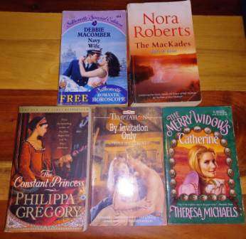 Bundle of 5 Romance paperbacks