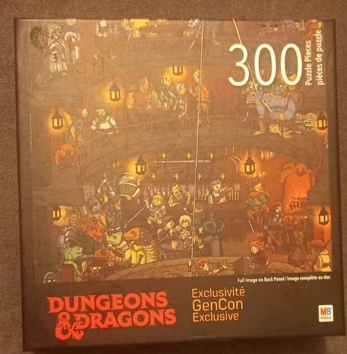 Dungeons and Dragons, 300 piece puzzle