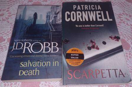 Scarpetta P Cornwall & Salvation in Death JD Robb