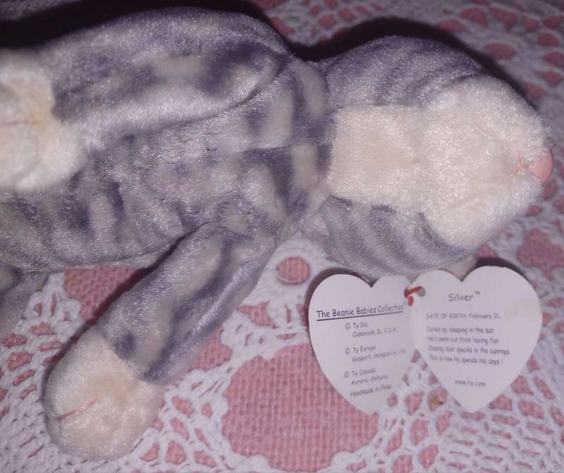 Striped cat Beanie baby