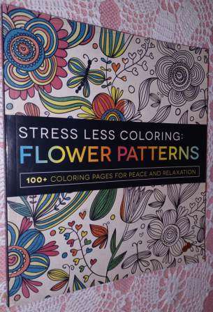 Stress Less Coloring  Flower Patterns