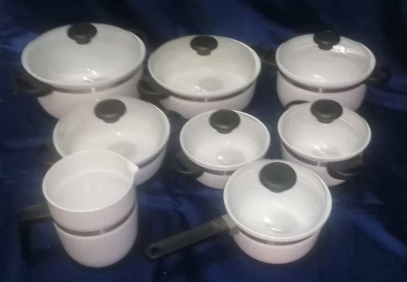 Casserole Cookware by CERADUR - Schott ZWIESEL - Made in West Germany.