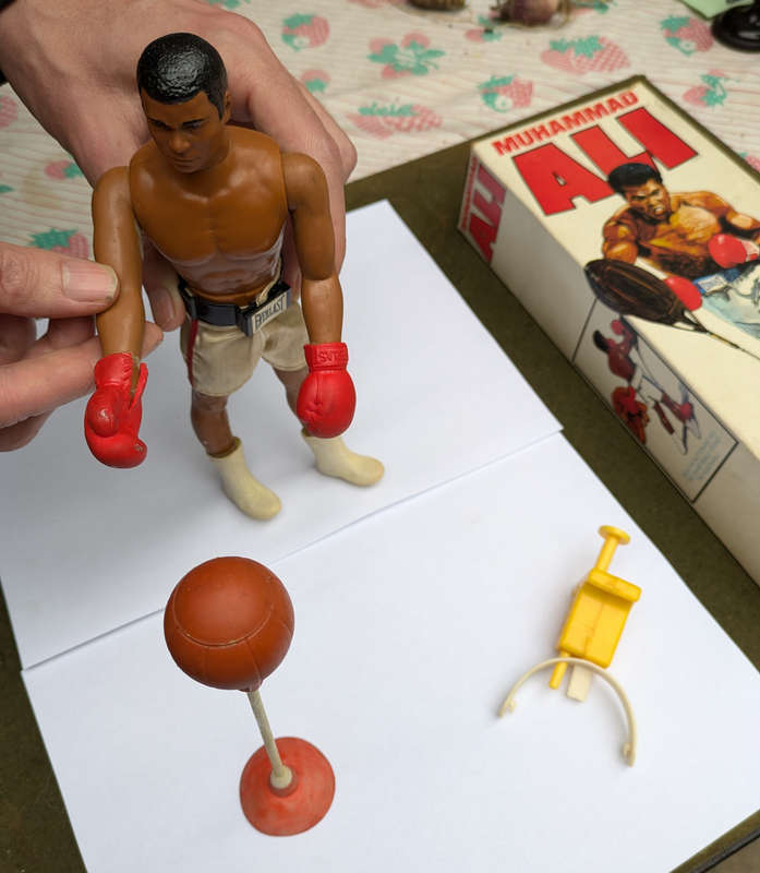 *RARE* Vintage Mego Denys Fisher 1976 Muhammad Ali boxing 10'' action figure - Boxed