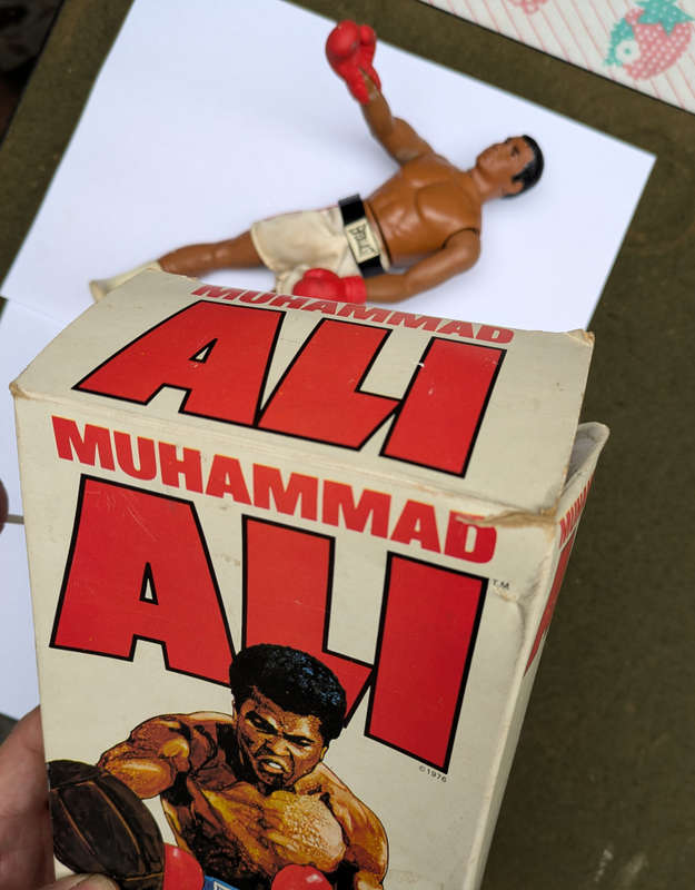 *RARE* Vintage Mego Denys Fisher 1976 Muhammad Ali boxing 10'' action figure - Boxed