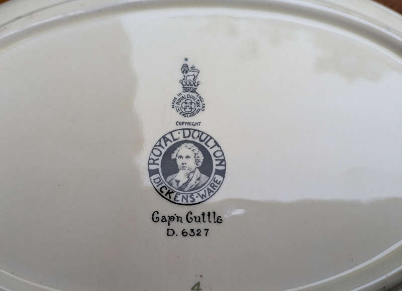 Royal Doulton Dickens Ware Porcelain Bowl / Dish.