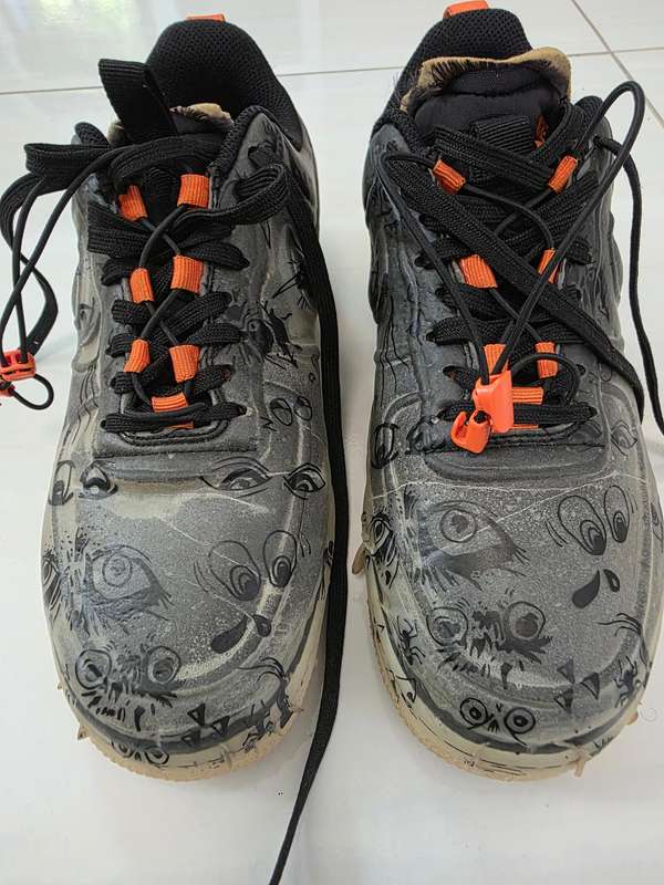 Nike Air Force 1 Experimental Halloween - Very Rare Highly Collectable ( Glow In the Dark)