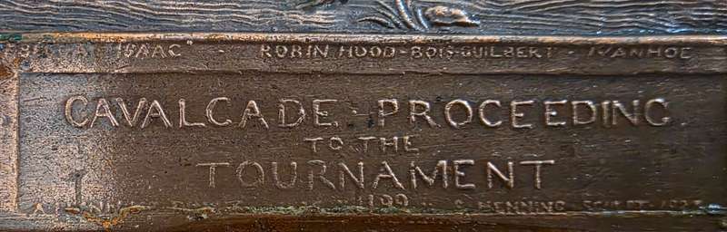 19Th Century Very Rare Coper Ingraved plagues. The Canterbury Tales & Cavalade Proceeding Robin Hoo