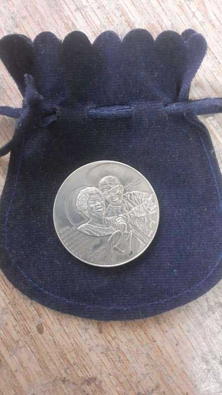 Protea streling silver uncirculated R1