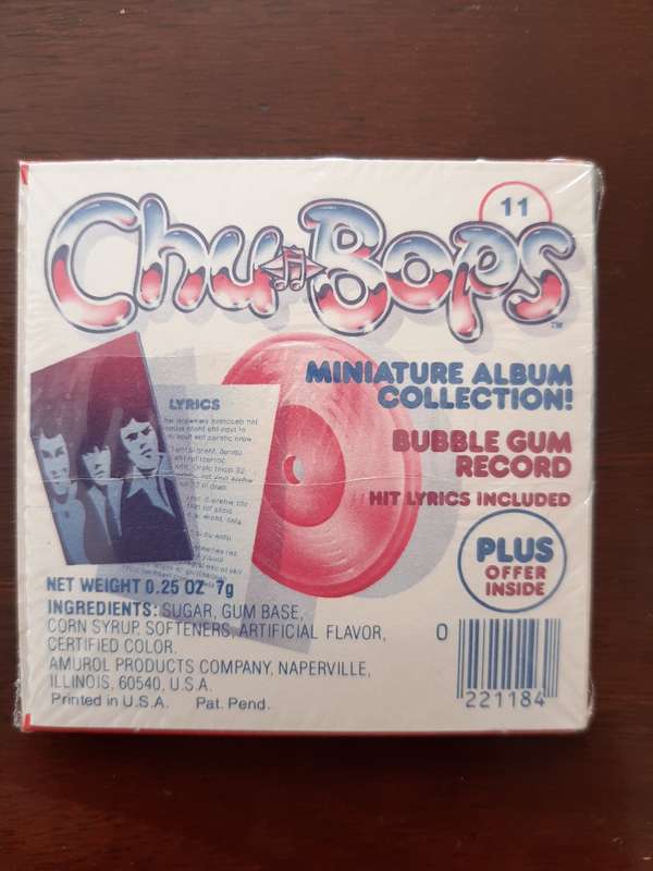 Chu-Bops Miniature Album Bubble Gum Record - Commodores