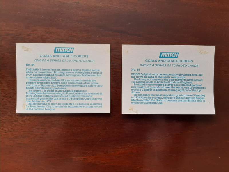 Match Goals And Goalscorers Stickers (Lot of 20 Stickers)