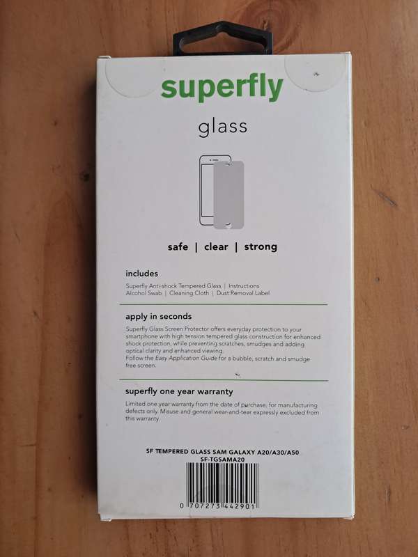 Superfly Glass for Samsung A20/A30/A305/A50