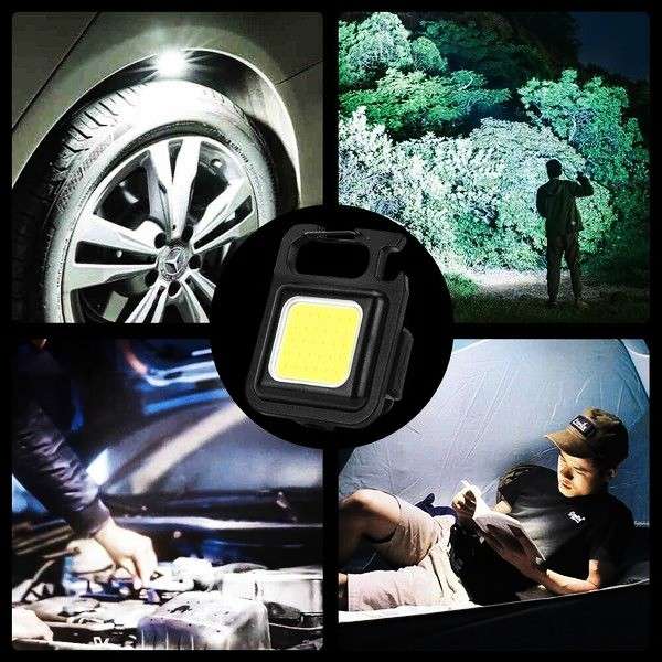 COB Rechargeable Keychain Light