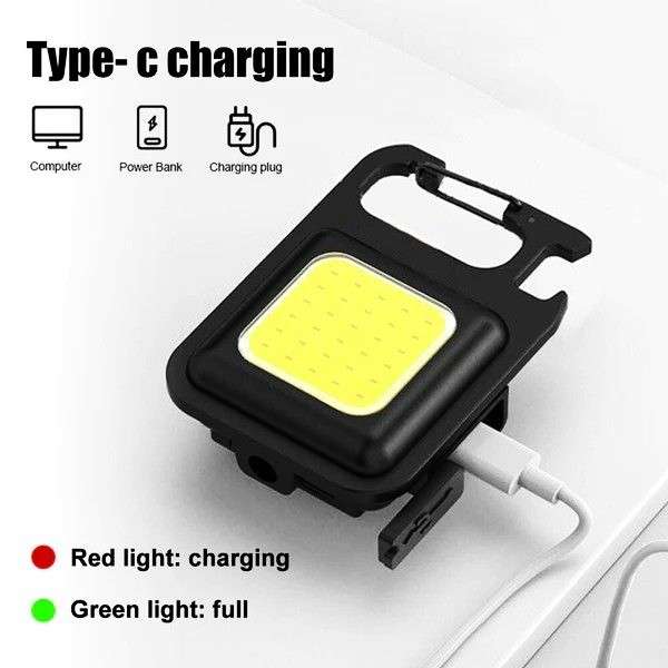 COB Rechargeable Keychain Light