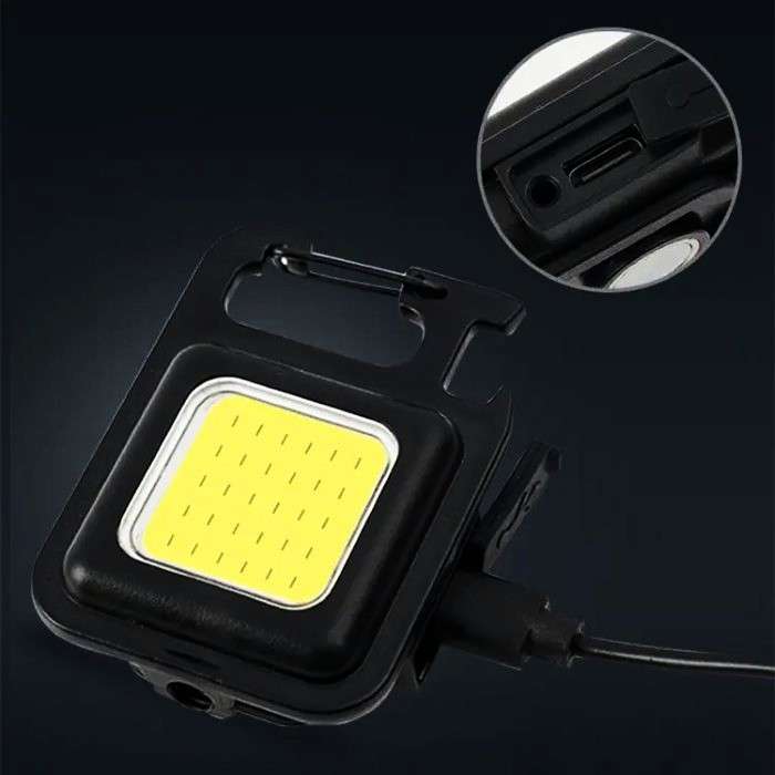 COB Rechargeable Keychain Light