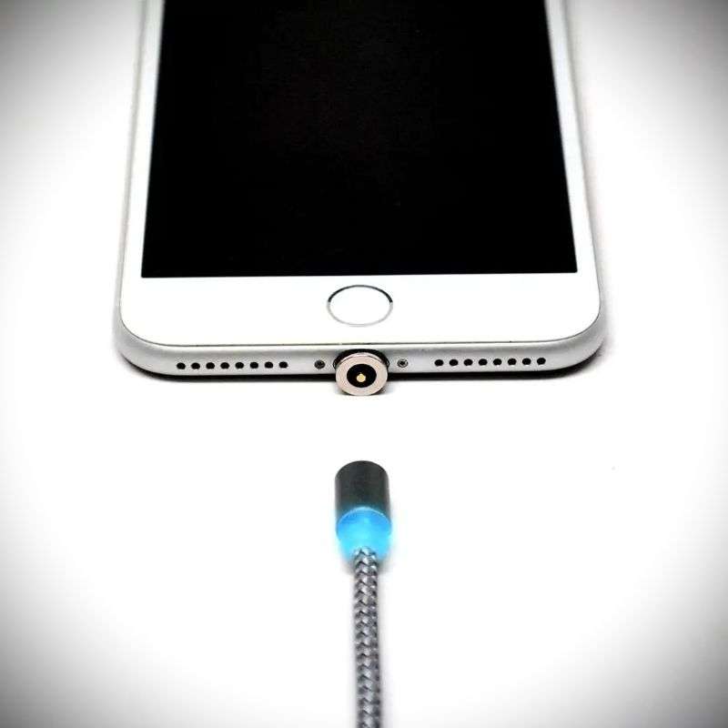 Powertac MCCK Magnetic USB Charging Cable, 3 In 1 Nylon Cord