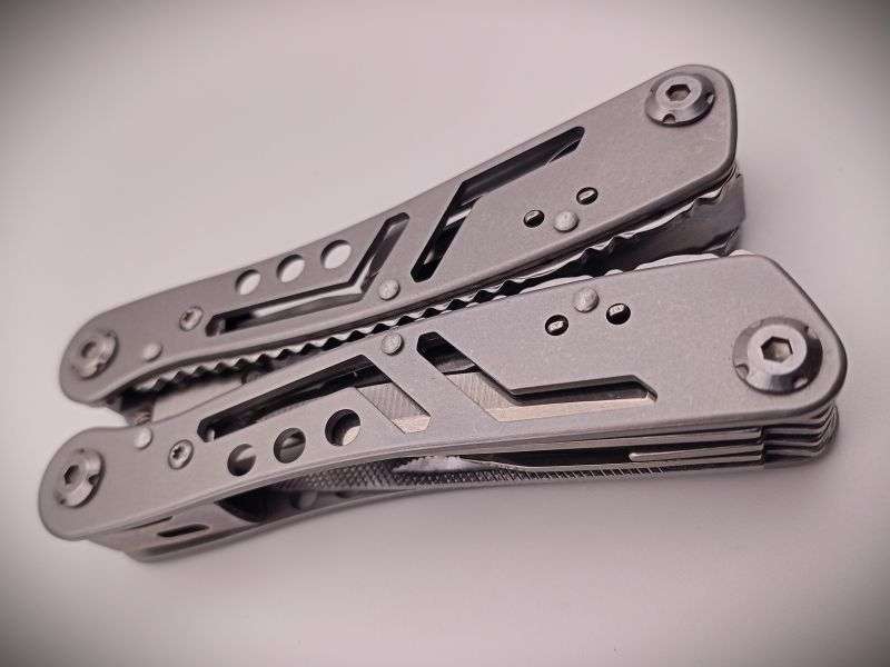 Multi-Tool Pliers with Pouch & Bit Set (Stainless Steel)