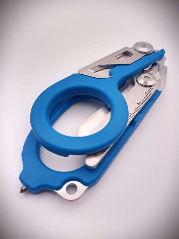 Multi-Functional Folding Tactical Emergency Response Shears (Blue)