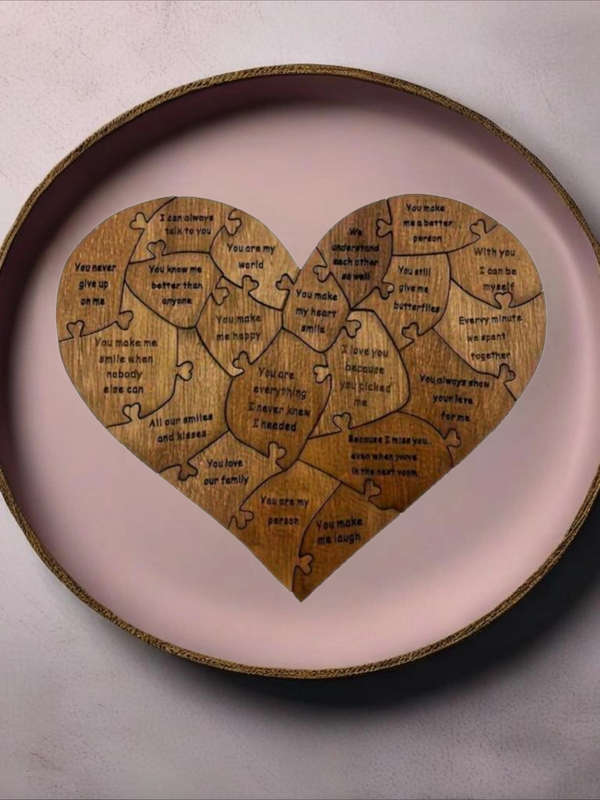 Reasons I Love You Wooden Puzzle