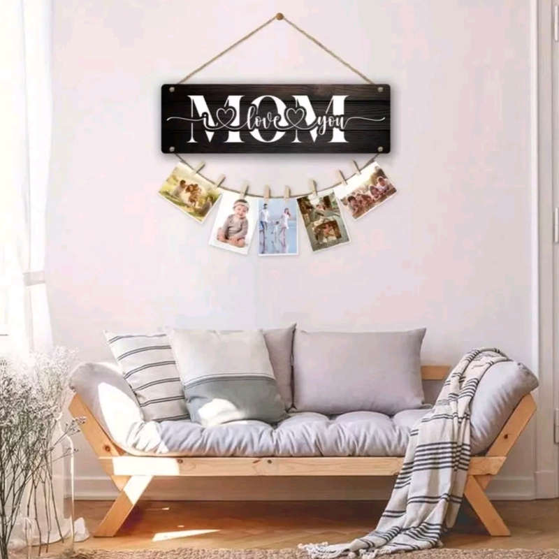 Mom I Love You Photo Display Frame