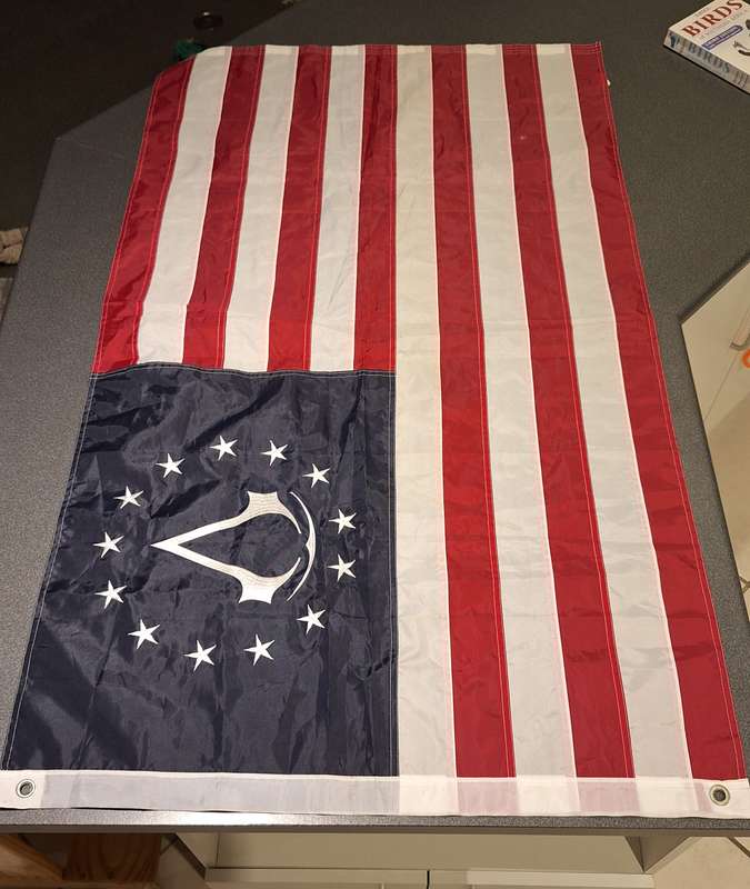 Assassin's Creed 3 collector's edition flag