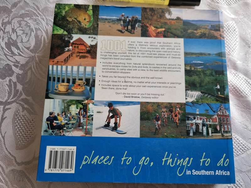 GETAWAY'S 1001 PLACES TO SEE BEFORE YOU DIE Places and things to do in SOUTHERN AFRICA ( Getaway )