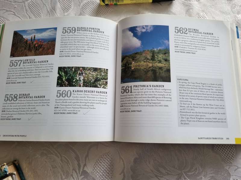 GETAWAY'S 1001 PLACES TO SEE BEFORE YOU DIE Places and things to do in SOUTHERN AFRICA ( Getaway )