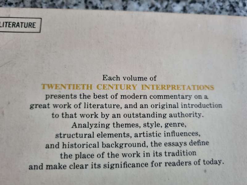 TWENTIETH CENTURY INTERPRETATIONS OF MEASURE FOR MEASURE Ed. GEORGE L GECKLE