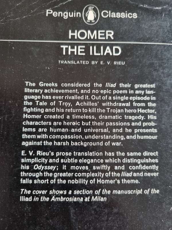 2 Books by HOMER THE ODYSSEY  plus THE ILIAD
